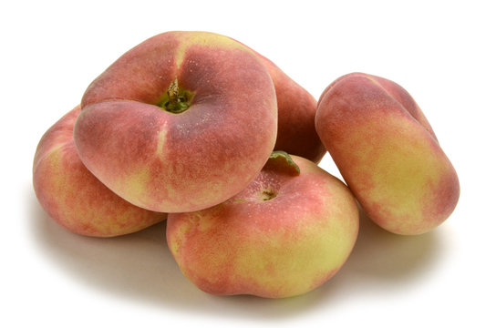 كعب الغزال (فاكهة) Pesca tabacchiera Saturn Peach Paraguayo
