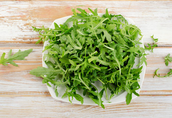 Fresh arugula salad