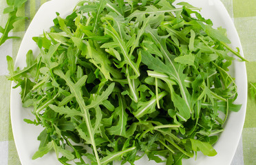 Fresh arugula salad