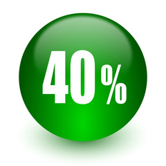 40 percent icon