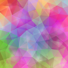 Abstract geometrical multicolored background