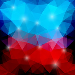 Abstract geometrical multicolored background