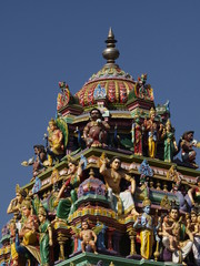 Fototapeta na wymiar Templo hinduista en Hampi (India)