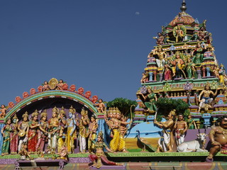 Templo hinduista en Hampi (India)