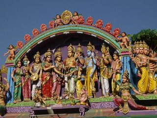 Obraz premium Templo hinduista en Hampi (India)