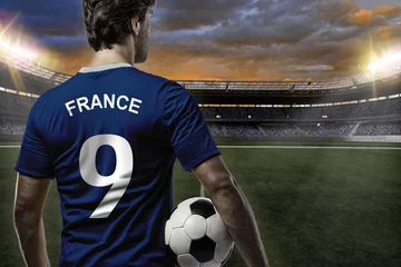 Poster französischer Fußballspieler © beto_chagas
