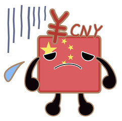 為替レート／CNY　落ち込み