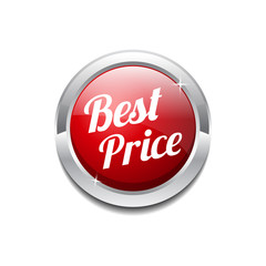 Best Price Glossy Shiny Circular Vector Button