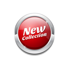 New Collection Glossy Shiny Circular Vector Button