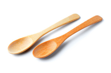 Wooden Spoon isolated on white background