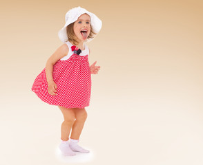funny little girl