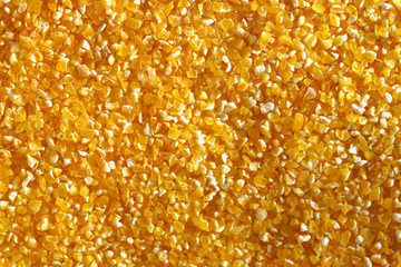 Yellow splintered corn background