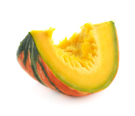 Pumpkin on white background