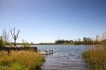 View of Urswick Tarn in Cumbria