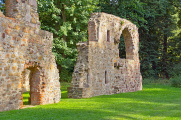 Alte Mauer, Kloster Nimbschen in der Nähe von Grimma