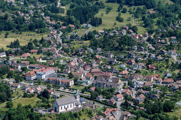 Fototapeta na wymiar village Alsacien