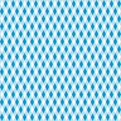 Tischdeckenmuster Rauten blauweiß Vektor - nahtlos wiederholbar