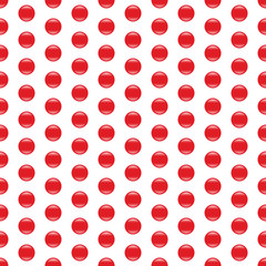 Rotes, glänzendes Pünktchenmuster nahtlos wiederholbar