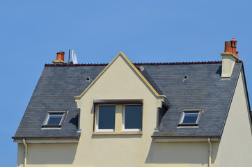 Obraz premium Toit d'une maison