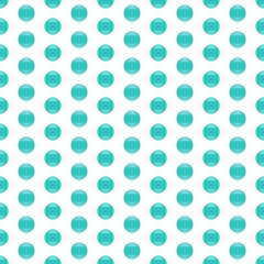 Türkises, glänzendes Pünktchenmuster nahtlos wiederholbar