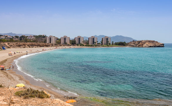 Playa De Mojon at Mazarron Murcia Province Spain