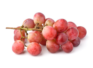 red grape isolated on white