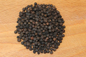 black peppercorns