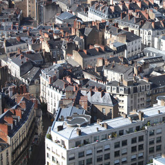France / Nantes vu de la Tour de Bretagne 