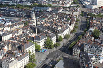 France / Nantes vu de la Tour de Bretagne 