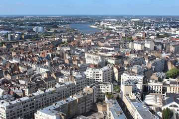 France / Nantes vu de la Tour de Bretagne