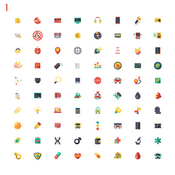 Colored classic icons