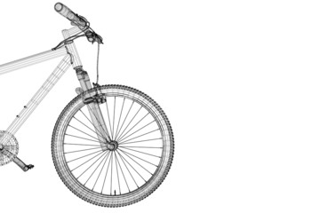 Naklejka premium Mountain Bicycle