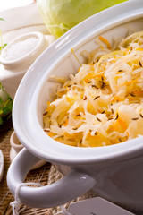 homemade sauerkraut