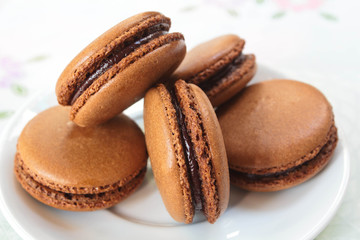 French macarons.