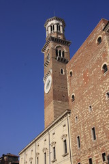 Fototapeta na wymiar Le campanile de Vérone