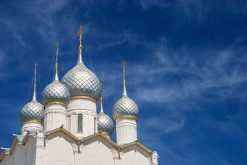 Silver Dome cathedral against the blue sky