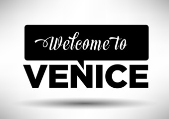 Venice City Typography Design