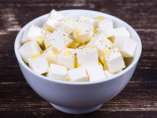 White greek cheese