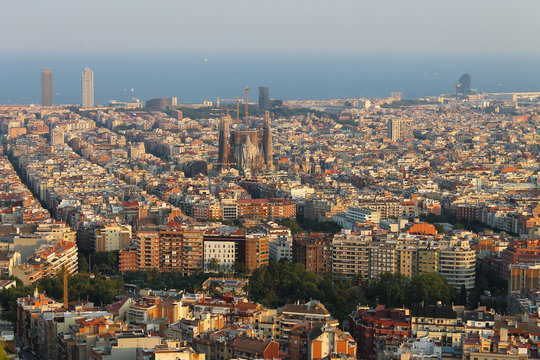 panorama of Barcelona
