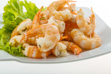 Shrimps cocktail