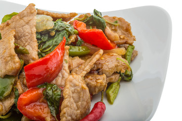 Pork with vegetables