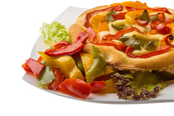 Pizza with bulgarian pepper