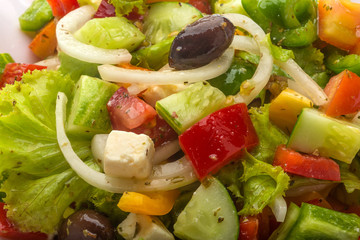 Delicous greek salad