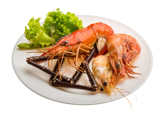 Giant Freshwater Prawn and king prawns