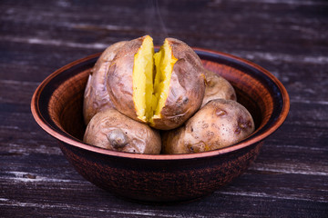 Baked potatoes