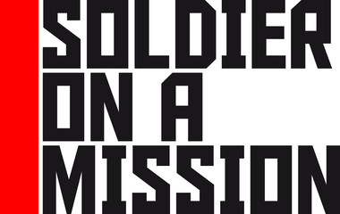 Cool Soldier on a Mission logo Design
