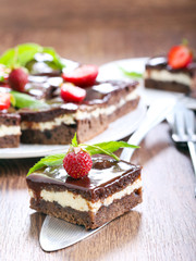 Chocolate fudge brownies