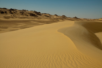 Fototapeta na wymiar Sahara desert landscape