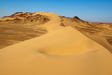 Fototapeta na wymiar Sahara desert landscape,Egypt