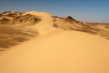 Fototapeta na wymiar Sahara desert landscape,Egypt